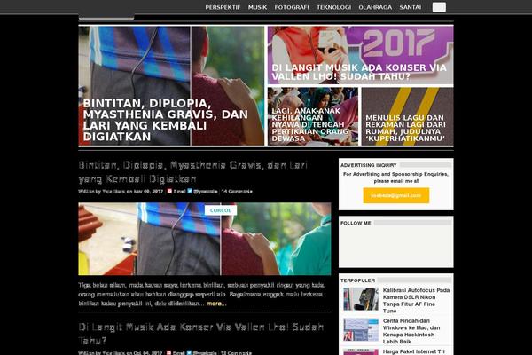 Ayesha theme site design template sample