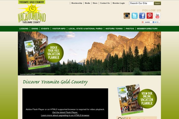 yosemitegoldcountry.com site used Lbcustom