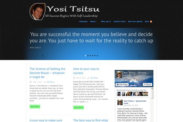 Olya theme site design template sample