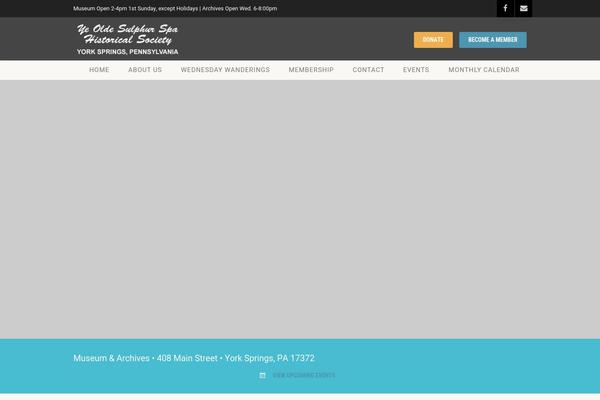 Vestige theme site design template sample