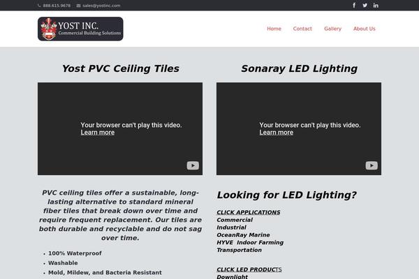 Impreza Child theme site design template sample