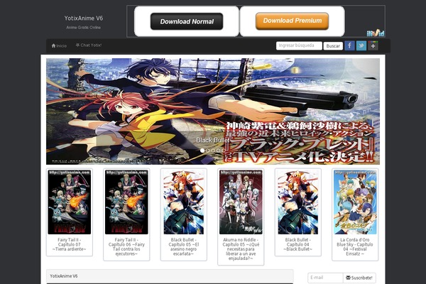 yotixanime.com site used Jdtheme