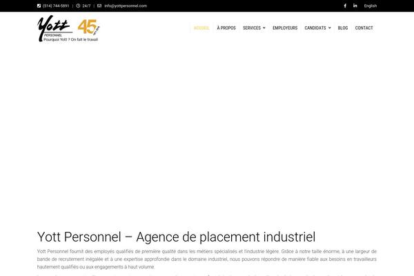 TransPress theme site design template sample