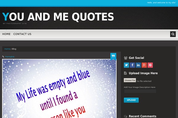 Bueno theme site design template sample