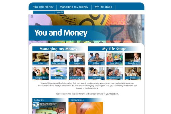 youandmoney.com.au site used Yam