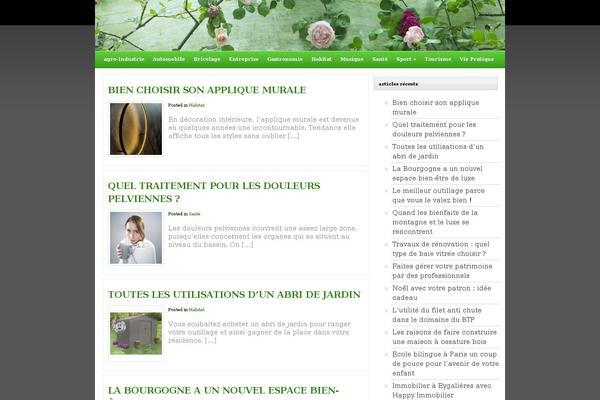 Johannes theme site design template sample