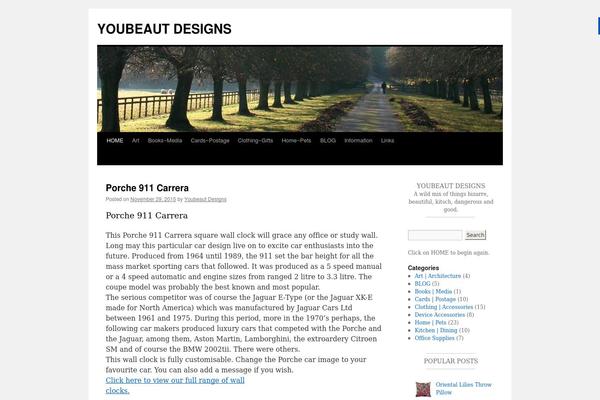 Site using Flickr Justified Gallery plugin