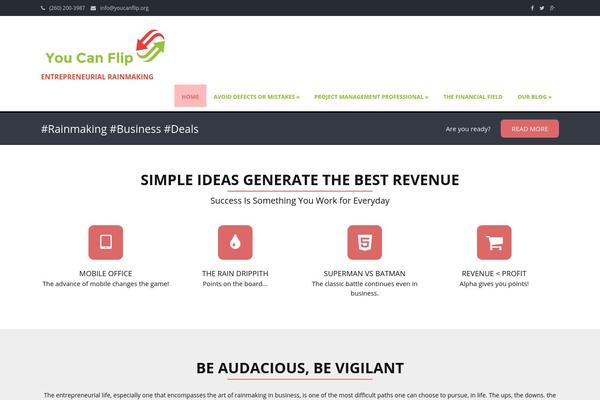 Terrifico theme site design template sample