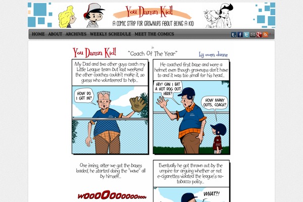 ComicPress theme site design template sample