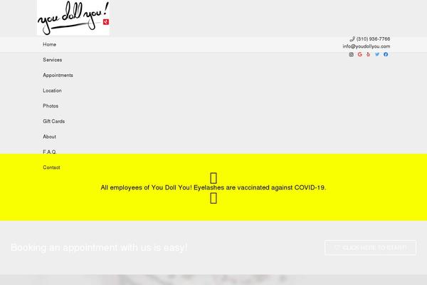 Impreza Child theme site design template sample