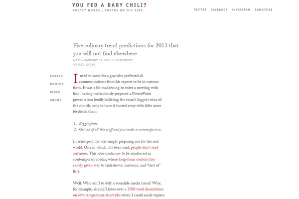 Thesis 1.8.5 theme site design template sample