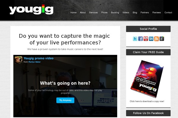 Site using Pricing2_wpress plugin