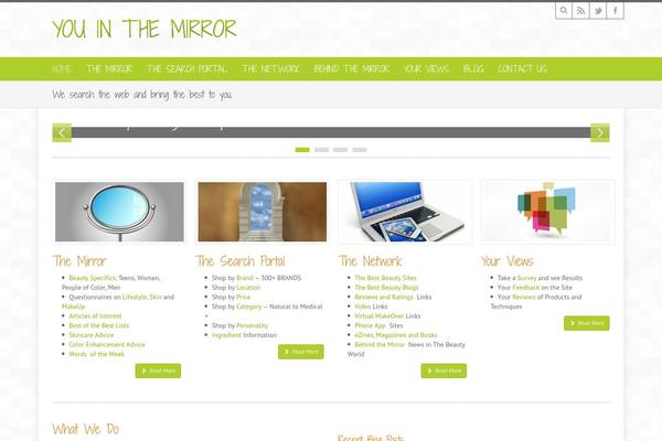 Natural theme site design template sample