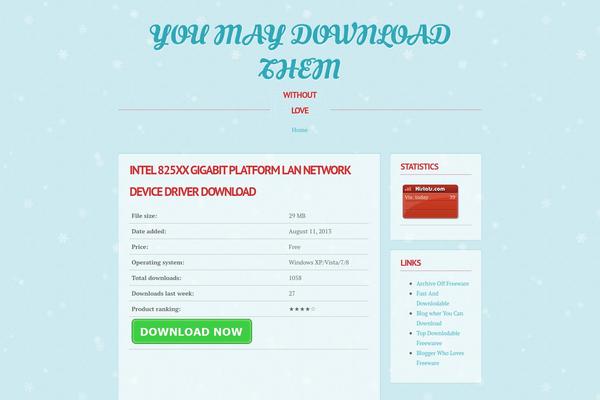 Spirit theme site design template sample