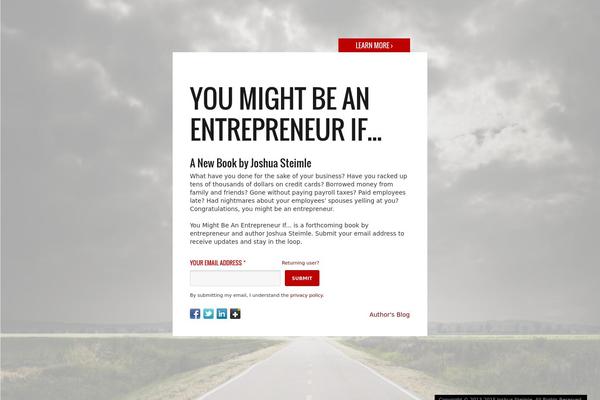Launch Effect theme site design template sample