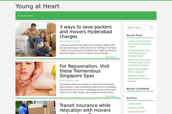 young-at-heart.com.au site used Flatly