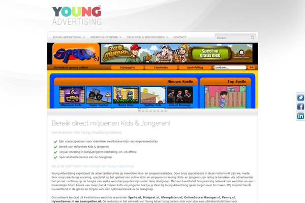 Complexity v2 theme site design template sample