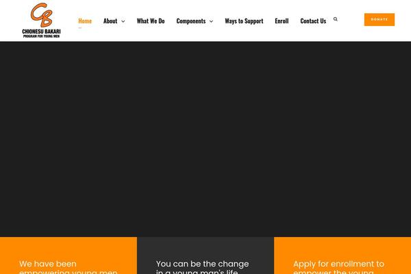 Chariti-child theme site design template sample