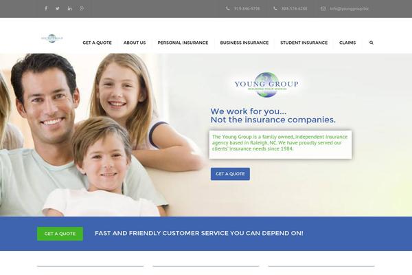 Constructo theme site design template sample