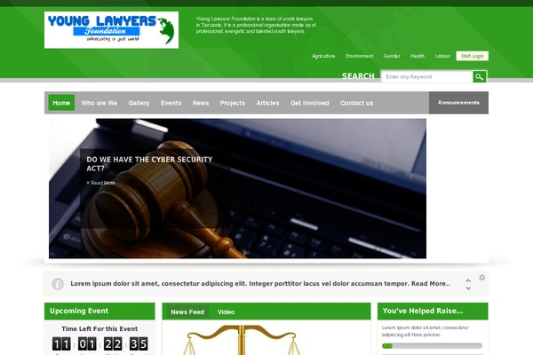 Wisdom theme site design template sample