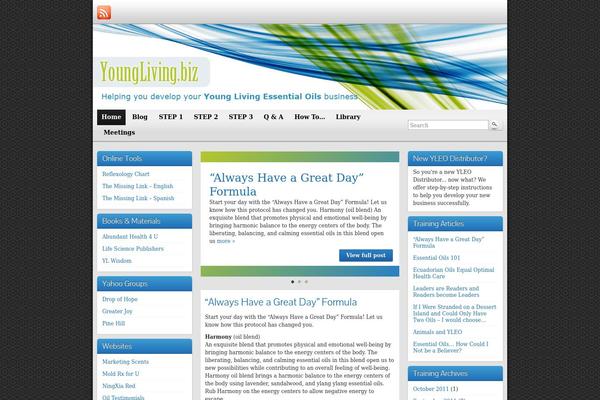 Site using External Events Calendar plugin