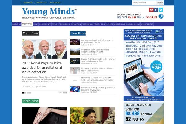 NewsPlus theme site design template sample