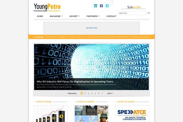 youngpetro.org site used Kernel-theme