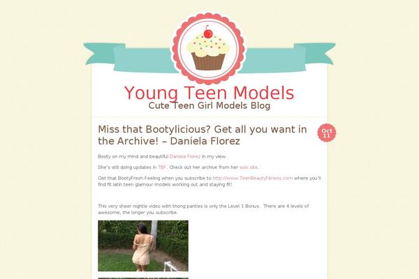 Buttercream theme site design template sample