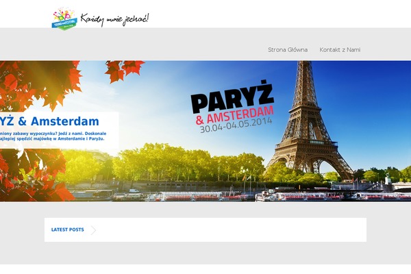 Travelo theme site design template sample