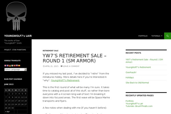 Site using About Me 3000 widget plugin