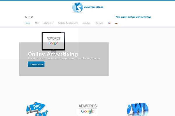 Customizr-child theme site design template sample
