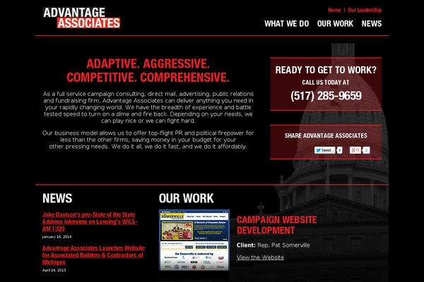 Site using Flex Slider for WP Rotator plugin