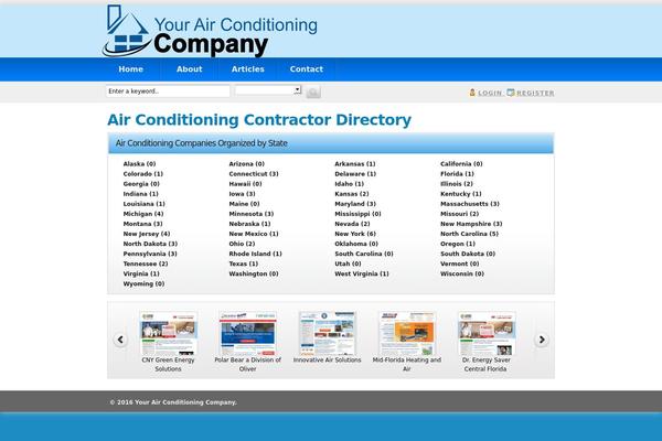 Directorypress theme site design template sample