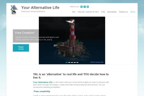 Site using Simple Follow Me Social Buttons Widget plugin