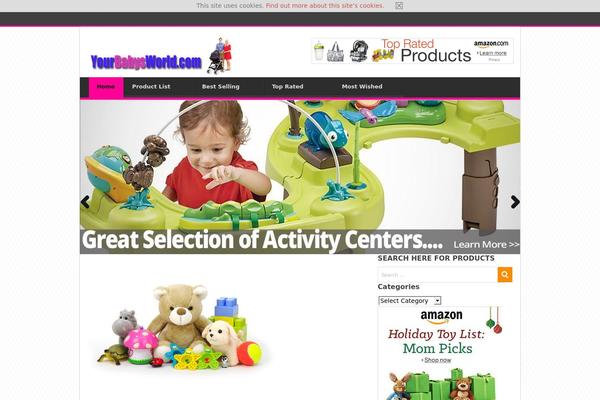 Site using Implied Cookie Consent plugin