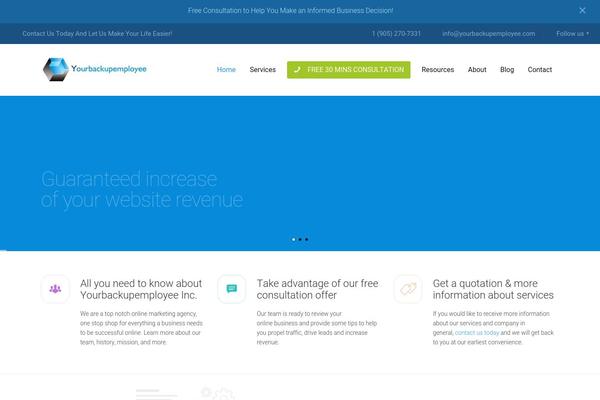 SEOWP theme site design template sample