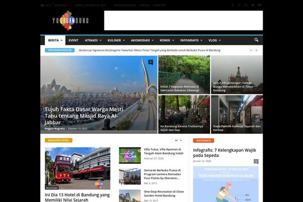 Newsmag Child theme site design template sample