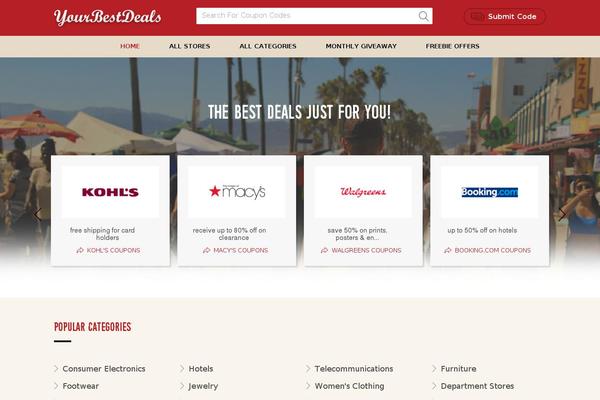 Flatter theme site design template sample