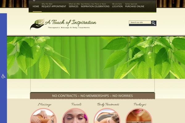 SPA Treats theme site design template sample