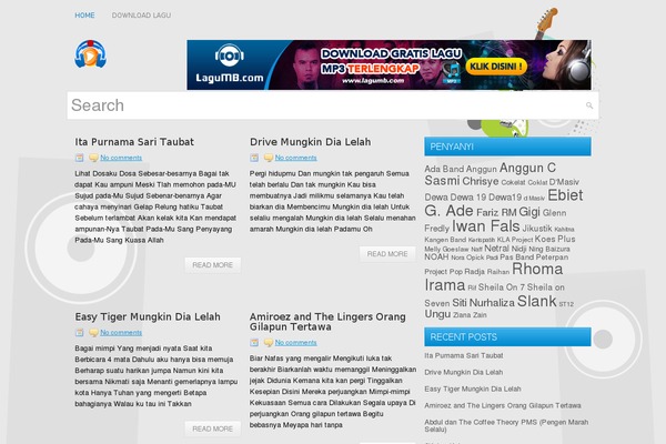 Justmag theme site design template sample