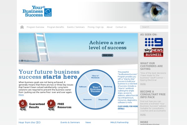 yourbusinesssuccess.com site used Maus
