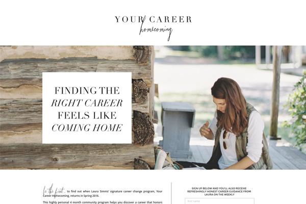 yourcareerhomecoming.com site used Careerhomecoming
