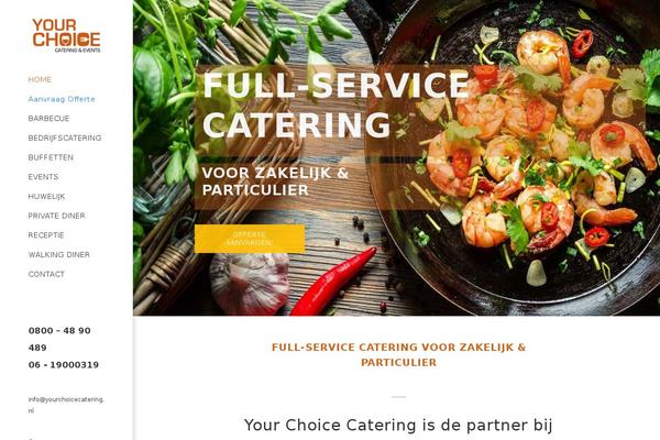 The7 theme site design template sample