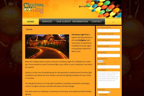 Site using Full Page/ Full width Background Slider plugin