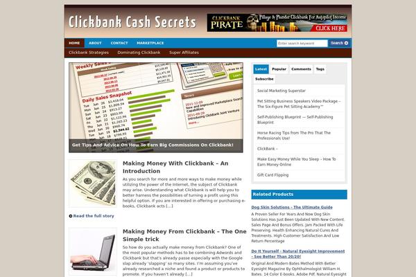Gazette theme site design template sample