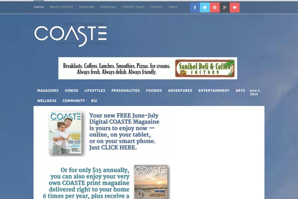 Spirit theme site design template sample