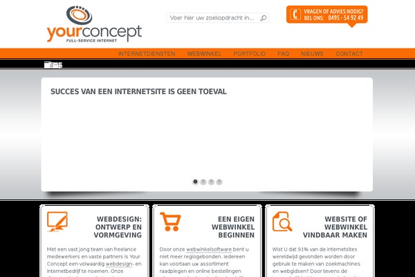 yourconcept.nl site used Yourconcept