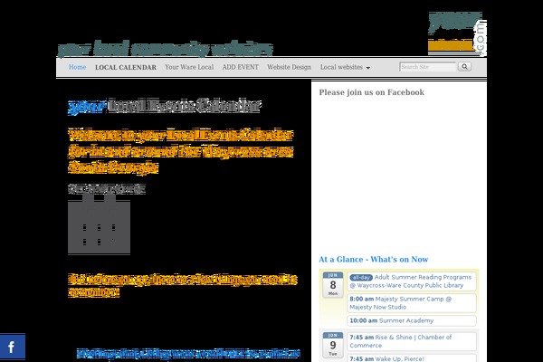 Site using All-in-One Event Calendar plugin