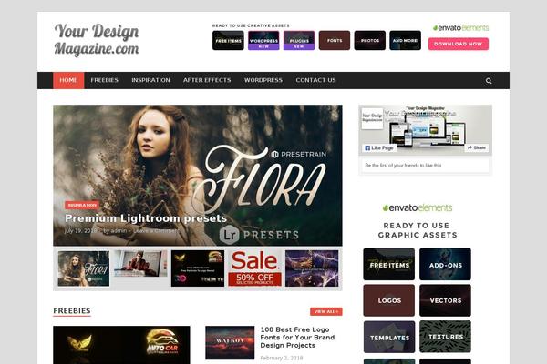 Site using Envato-marketplace-items plugin