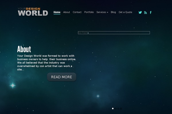 Fusion theme site design template sample